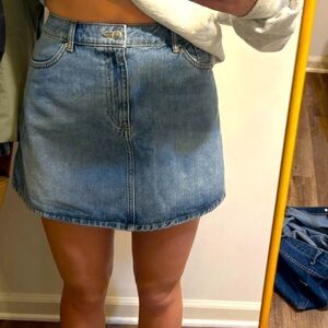 Denim Skirt - Light/Medium Wash